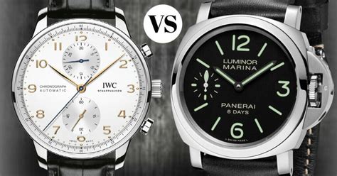 panerai vs iwc portuguese.